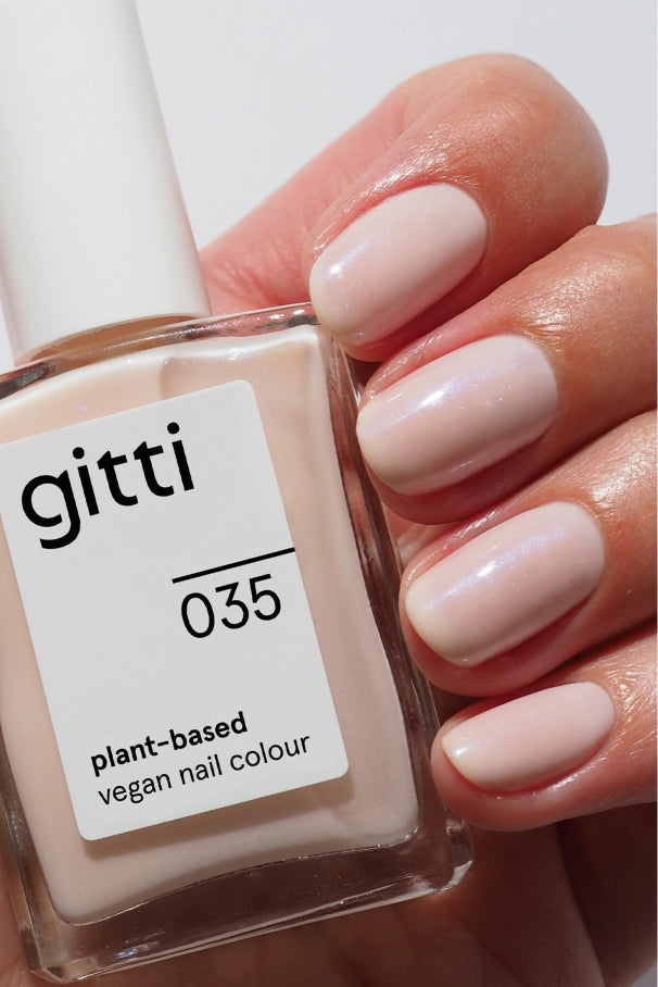 no. 035, Seashell Rose, Nagellack auf Nägel