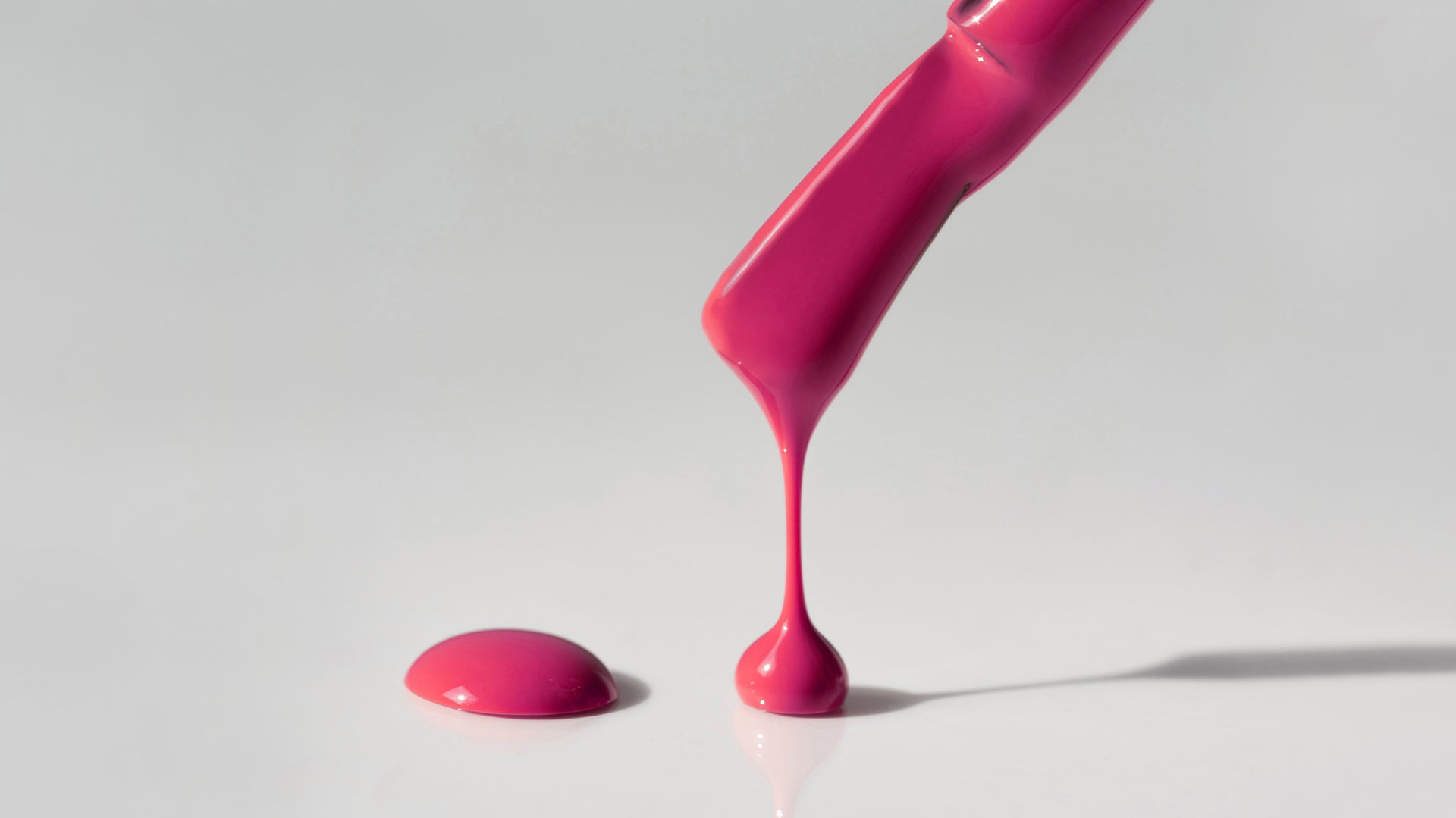 Pinsel Nagellack Textur Pink