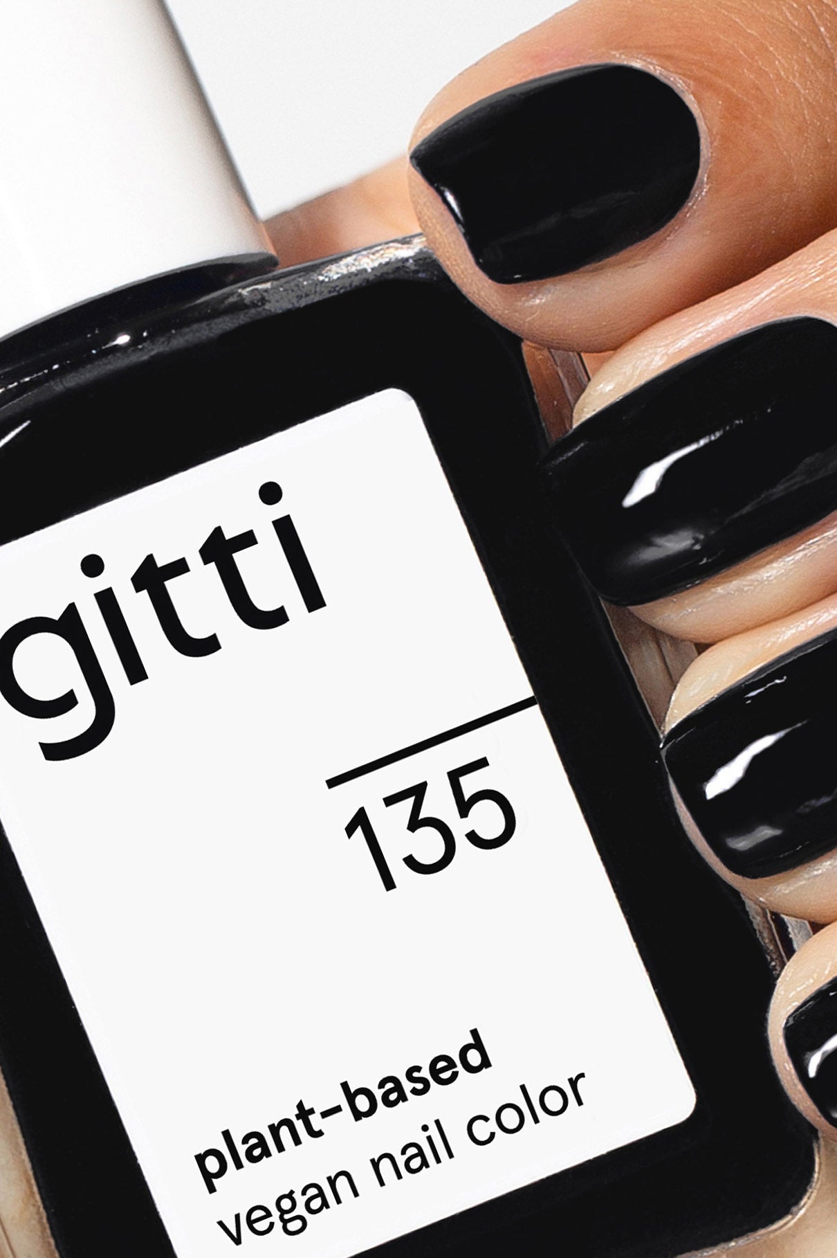 gitti no.135 Schwarz, langanhaltend, pflanzenbasiert
