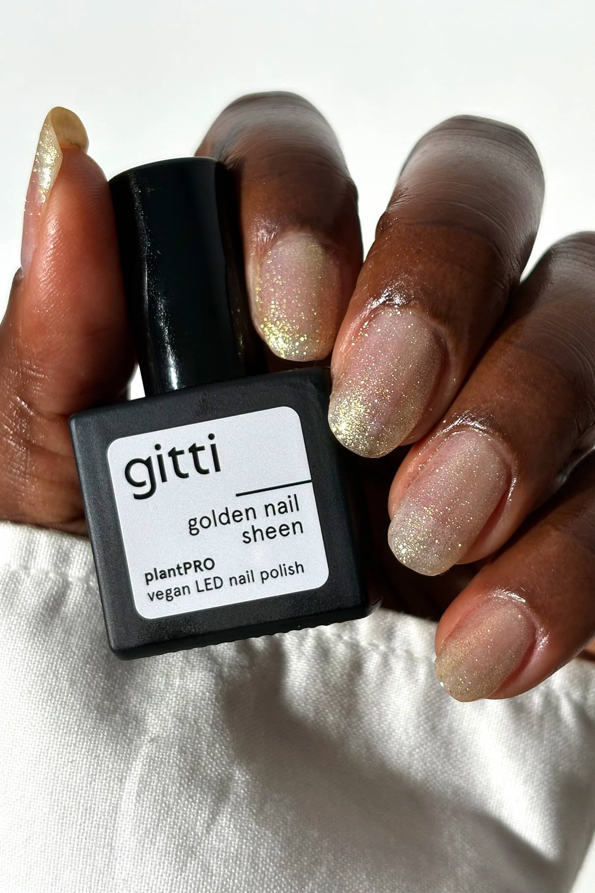 Golden Nail Sheen