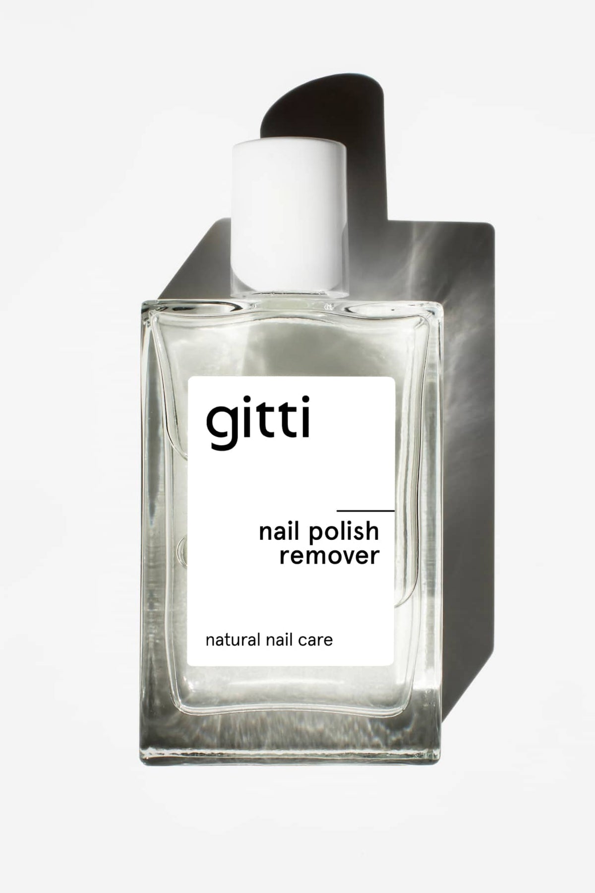 Flasche des acetonfreien Nagellackentferners