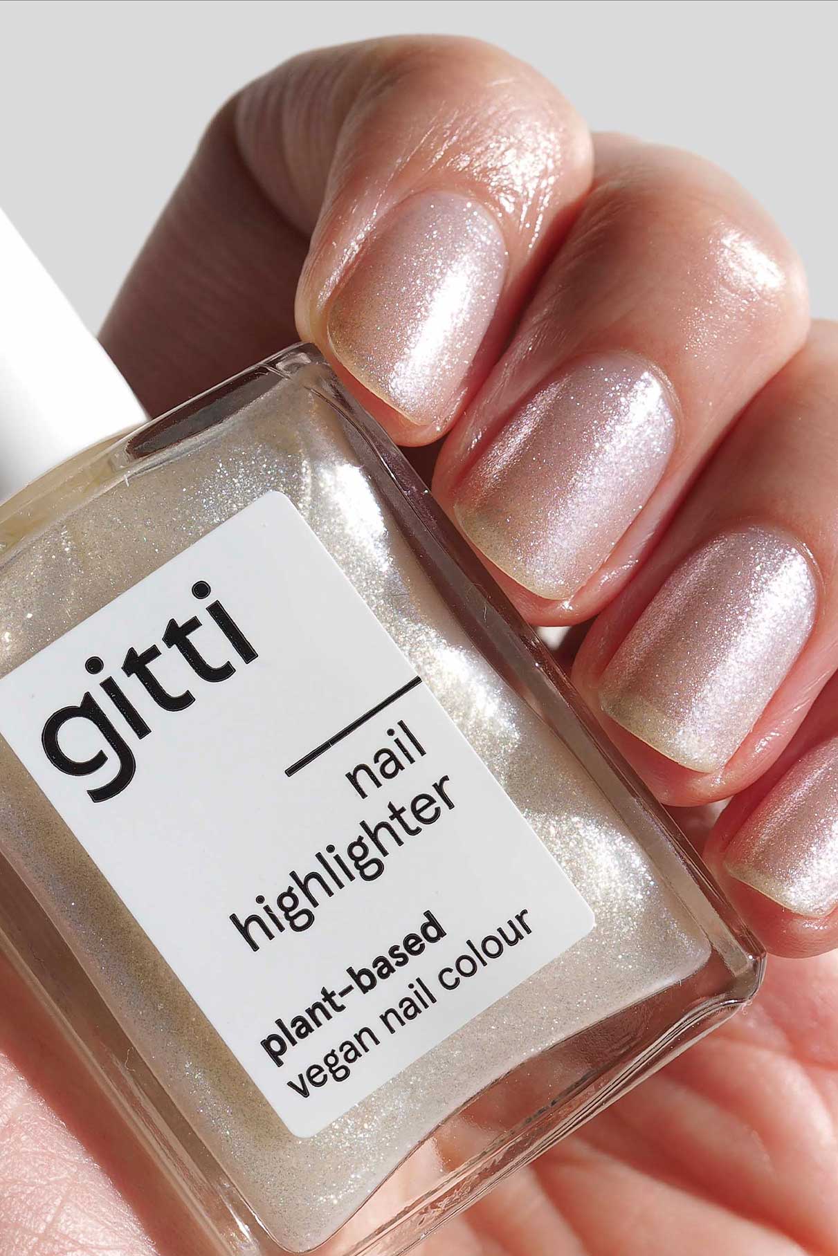 Nail Highlighter, Nagellack auf Nägel